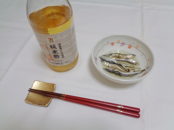 煮干しの酢の物