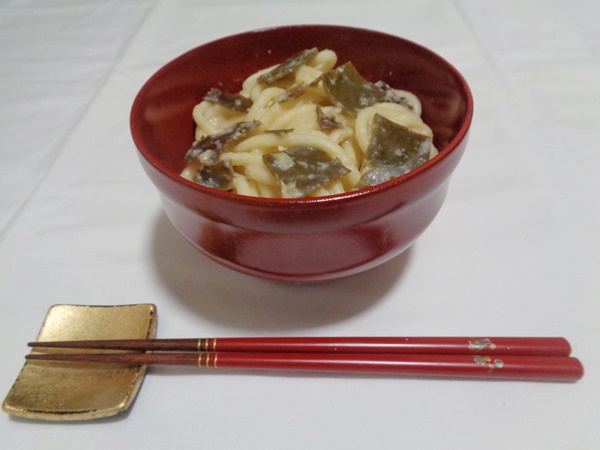 昆布と米みその煮込みうどん