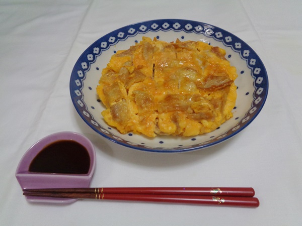 鶏皮たまご焼き