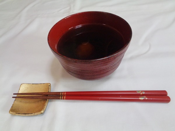 梅干しと昆布の吸い物