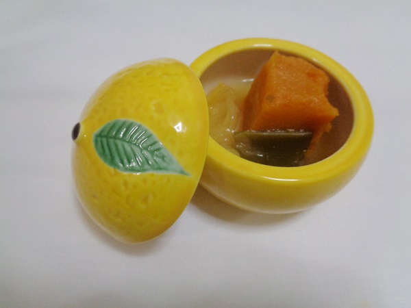 かぼちゃと花ゆずの煮物