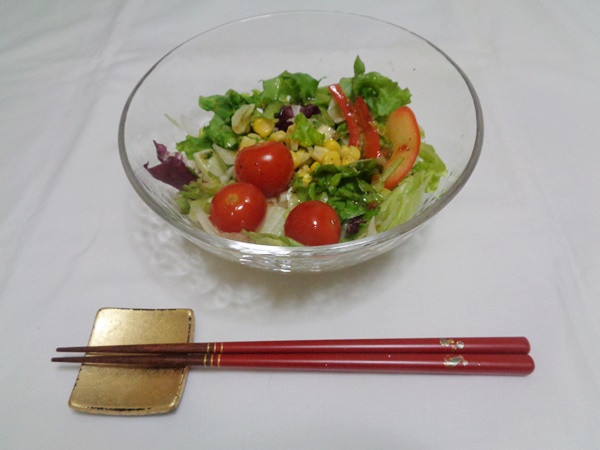 ミニトマトとコーンのイタリアンサラダ