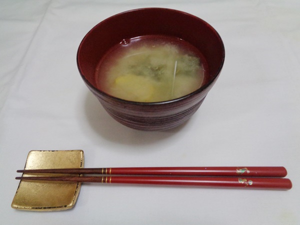 花ゆずと昆布のみそ汁