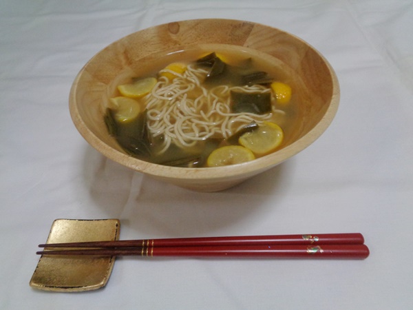 花ゆず昆布そば