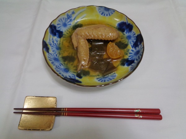 花ゆずのチキン煮