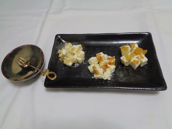 柑橘ピールのクリームチーズ